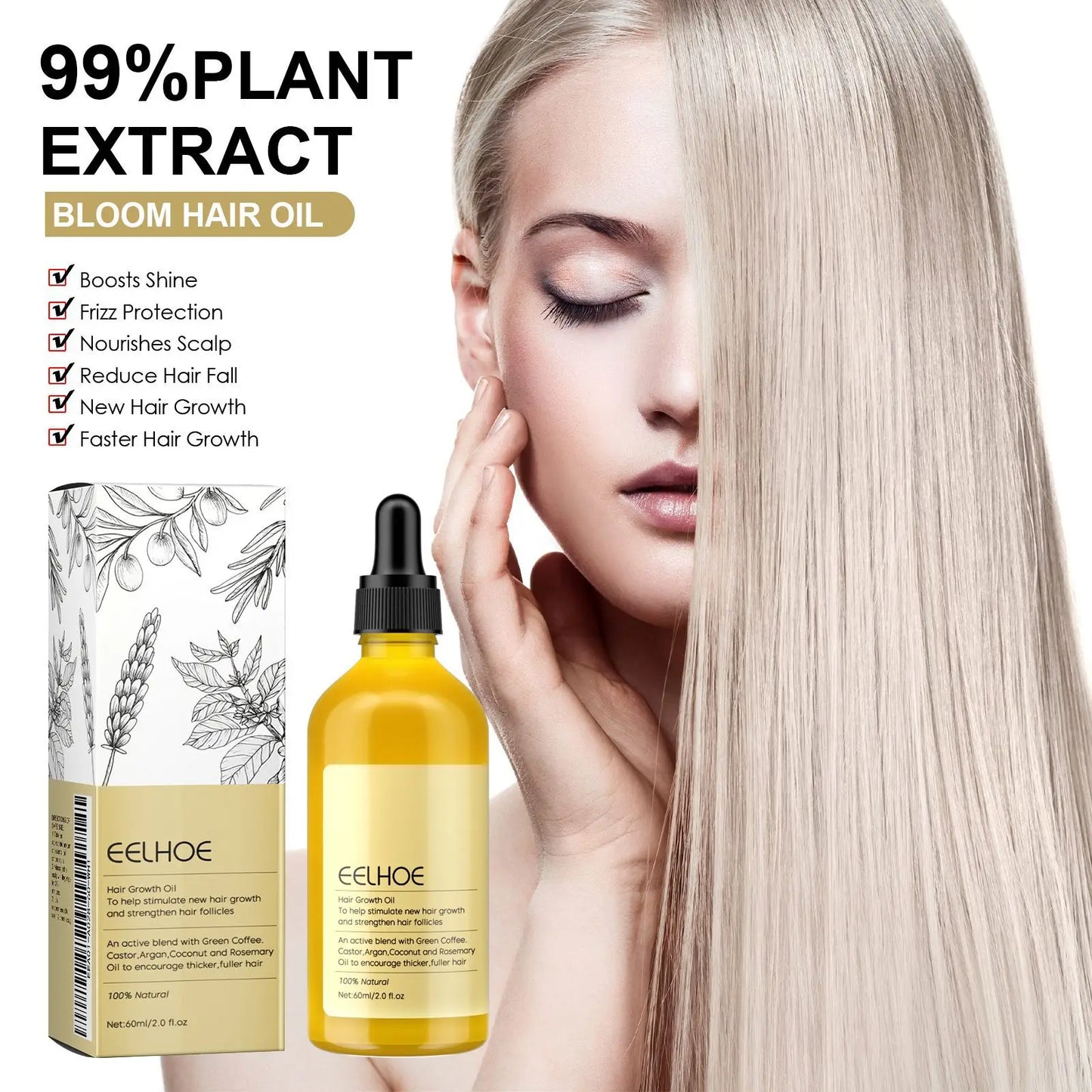 Rosemary Hair Oil Scalp Nourishing Repair Essence