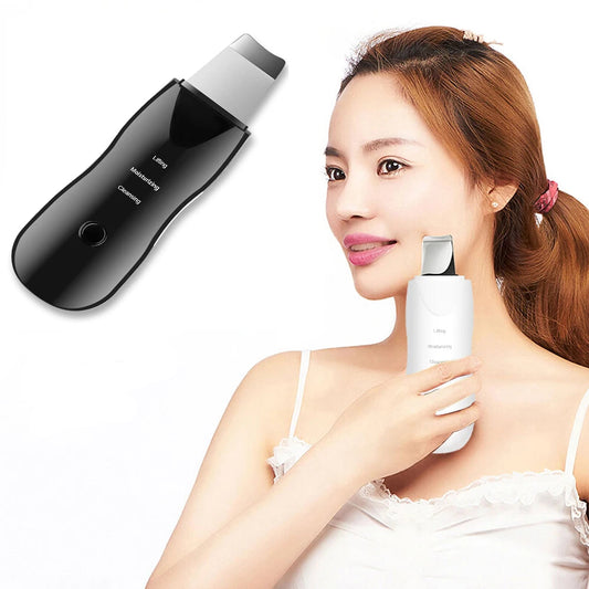 Vibration Face Scrubber Blackhead Remover Pore Cleaner Spatula