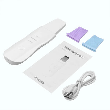 Vibration Face Scrubber Blackhead Remover Pore Cleaner Spatula