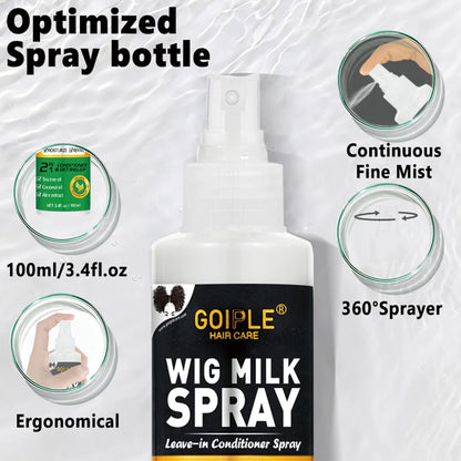 Wig Milk Moisturizing Spray Synthetic Hair Leave-in Conditioner