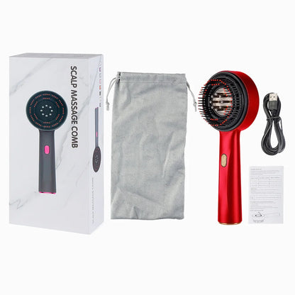 Electric Scalp Massage Comb Red Light Applicator