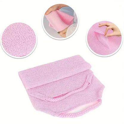 Exfoliating Rubbing Bath Towel Quick Dry Body Scrubber
