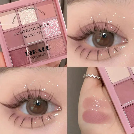 Rosy Nine Color Eyeshadow Palette