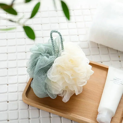 Soft Mesh Foaming Shower Sponge Exfoliating Bath Scrubber