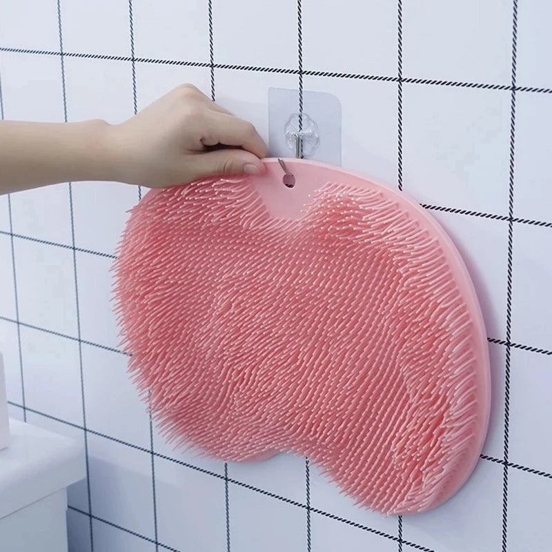 Silicone Shower Foot Massage Anti Slip Bath Scrubber