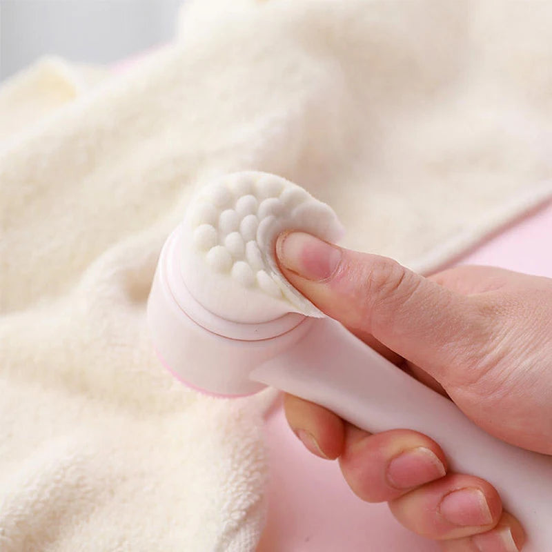 Double Sided Silicone Facial Cleansing Brush Exfoliator Massager