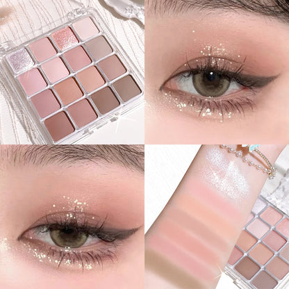 Sixteen-Color Sunset Magic Eyeshadow Palette