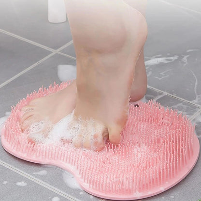 Silicone Shower Foot Massage Anti Slip Bath Scrubber