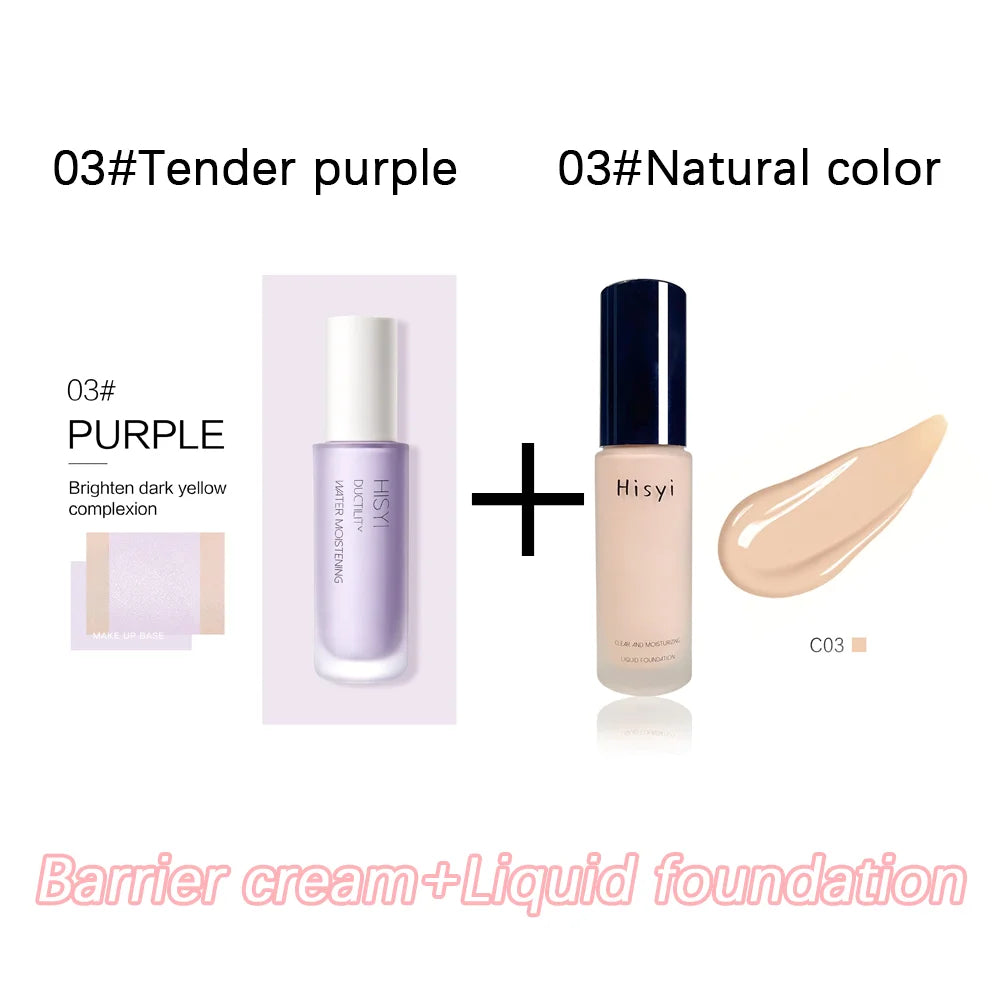 Natural Liquid Foundation Smooth Concealer Long Lasting Lightweight Face Makeup
