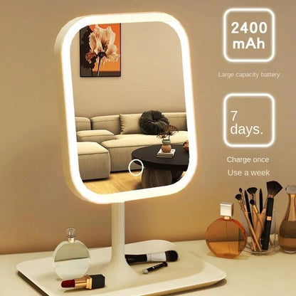 LED Makeup Mirror Touch Control Desktop Vanity Light