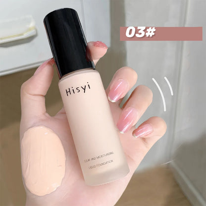 Natural Liquid Foundation Smooth Concealer Long Lasting Lightweight Face Makeup