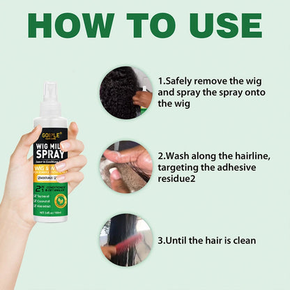 Wig Milk Moisturizing Spray Synthetic Hair Leave-in Conditioner