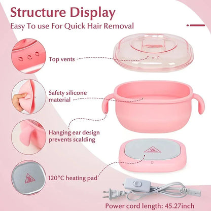 Foldable Wax Heater Hair Removal Machine