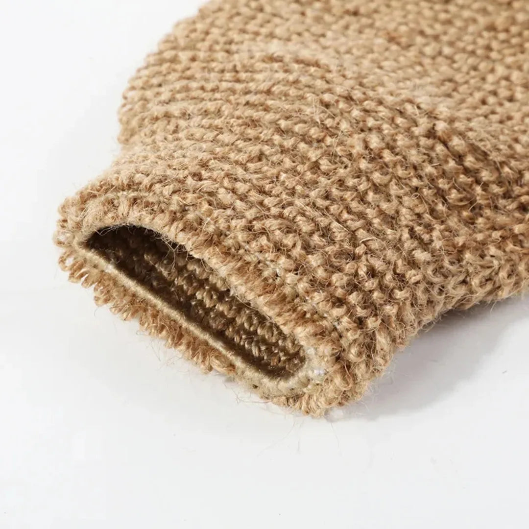 Hemp Back Scrubber Exfoliating Loofah Bath Cleaning Kit