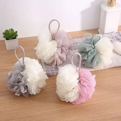 Soft Mesh Foaming Shower Sponge Exfoliating Bath Scrubber