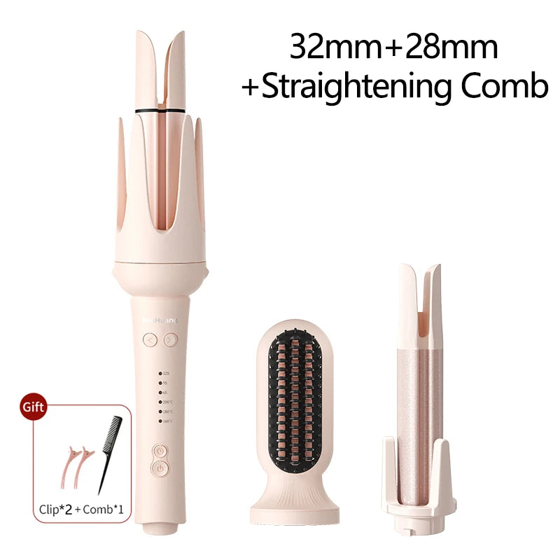 Automatic Negative Ion Curling Iron Anti Tangle Styling Wand