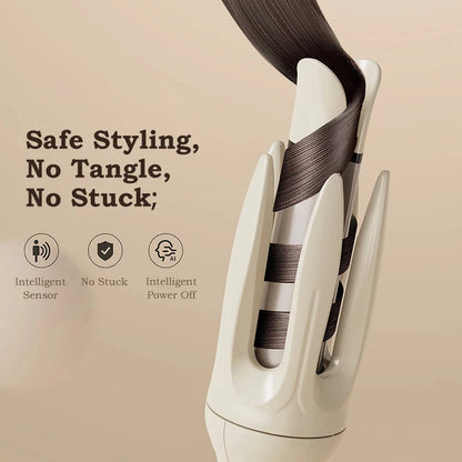 Automatic Ceramic Rotating Hair Curler Anti-Tangle Wave Styler