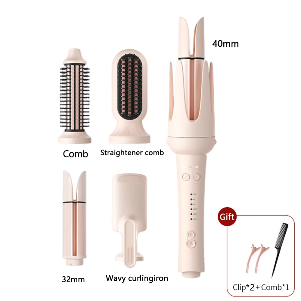 Automatic Negative Ion Curling Iron Anti Tangle Styling Wand