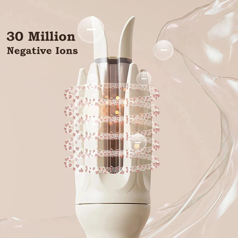 Automatic Ceramic Rotating Hair Curler Anti-Tangle Wave Styler