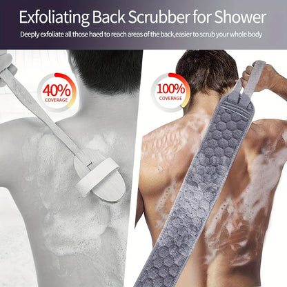 Exfoliating Body Scrubber Bath Glove Loofah Shower Set