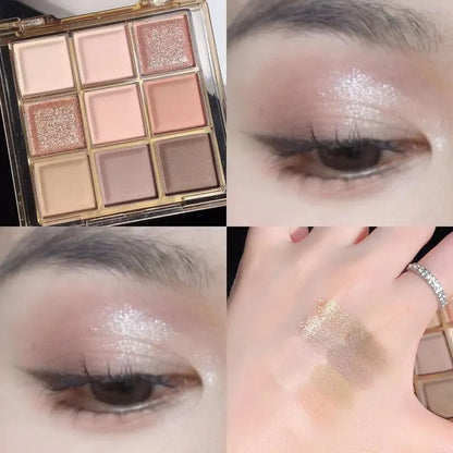 Rosy Nine Color Eyeshadow Palette