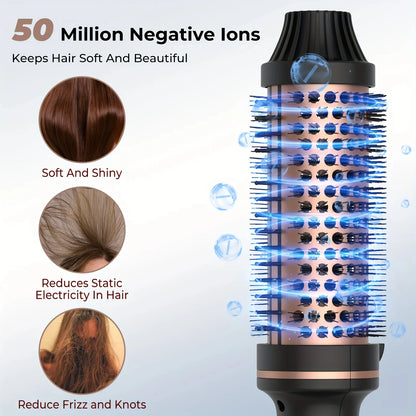 Heated Hair Brush Curler Straightener Comb