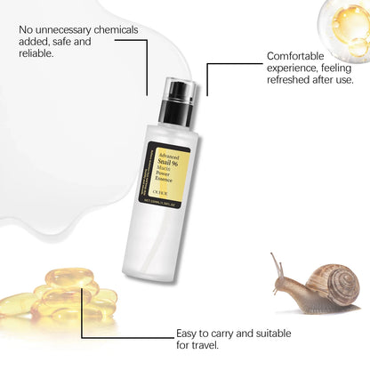 Snail Mucin Power Essence Moisturizing Brightening Face Serum