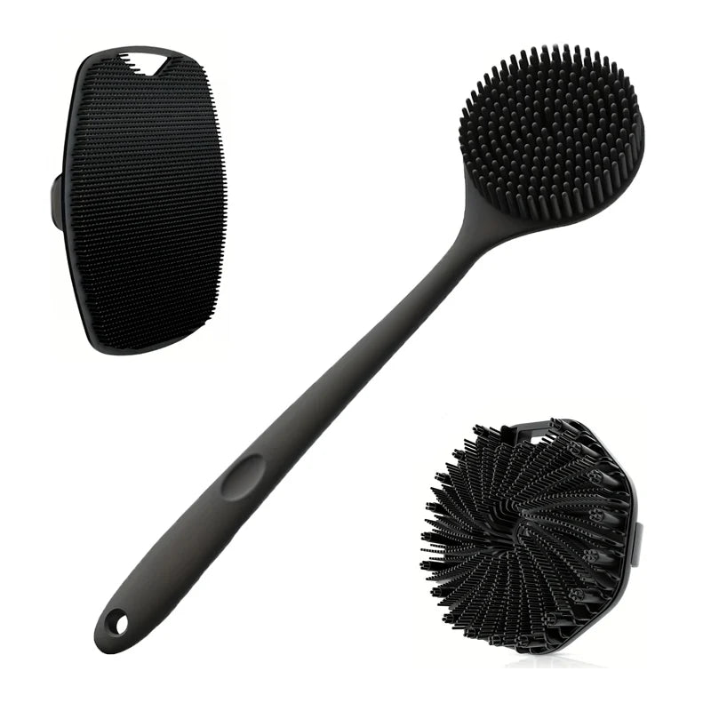 Four Piece Soft Silicone Bath Brush Shower Set