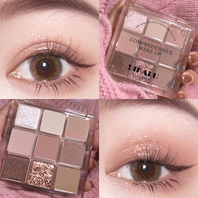Rosy Nine Color Eyeshadow Palette