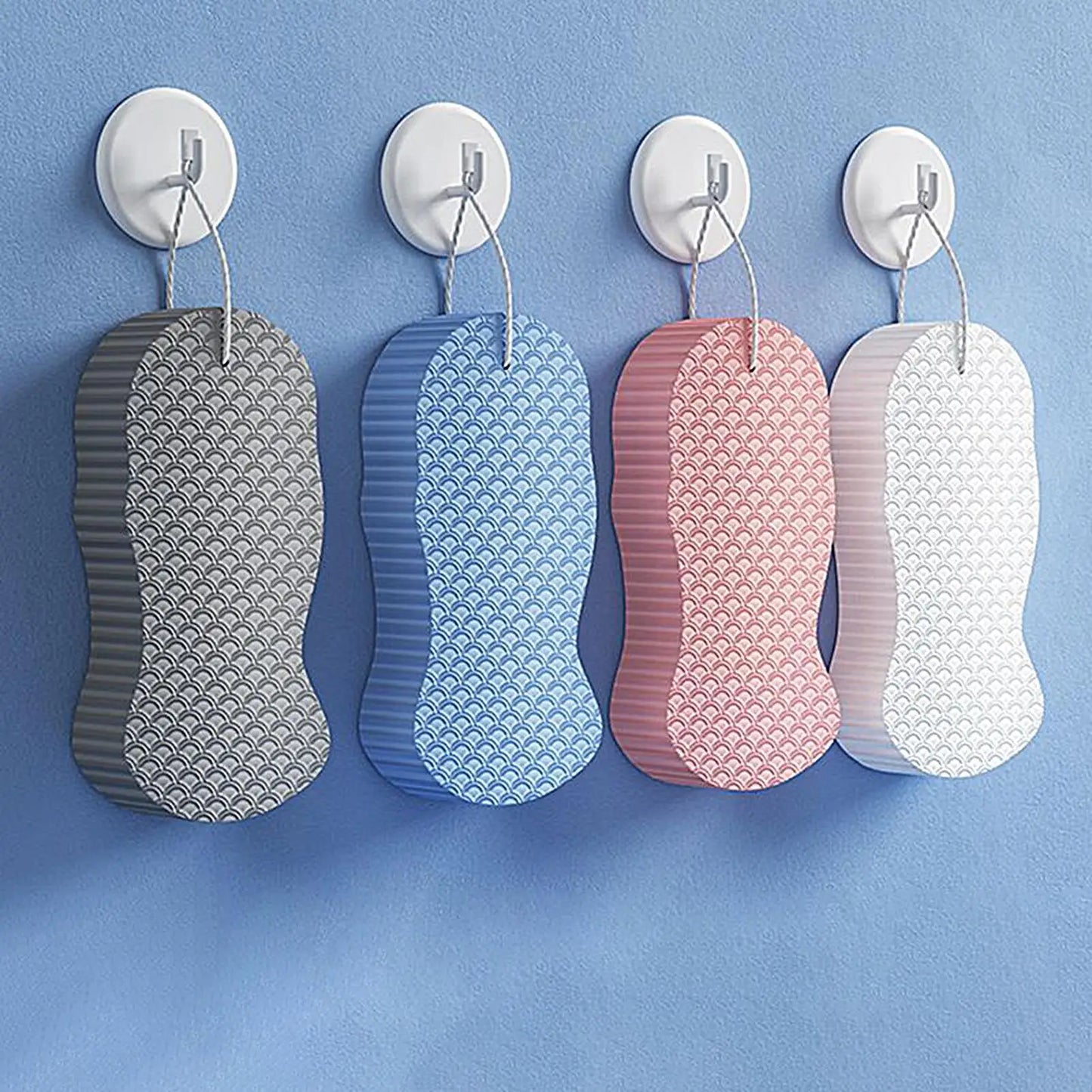 Exfoliating Bath Sponge Body Scrubber Shower Washcloth Tool