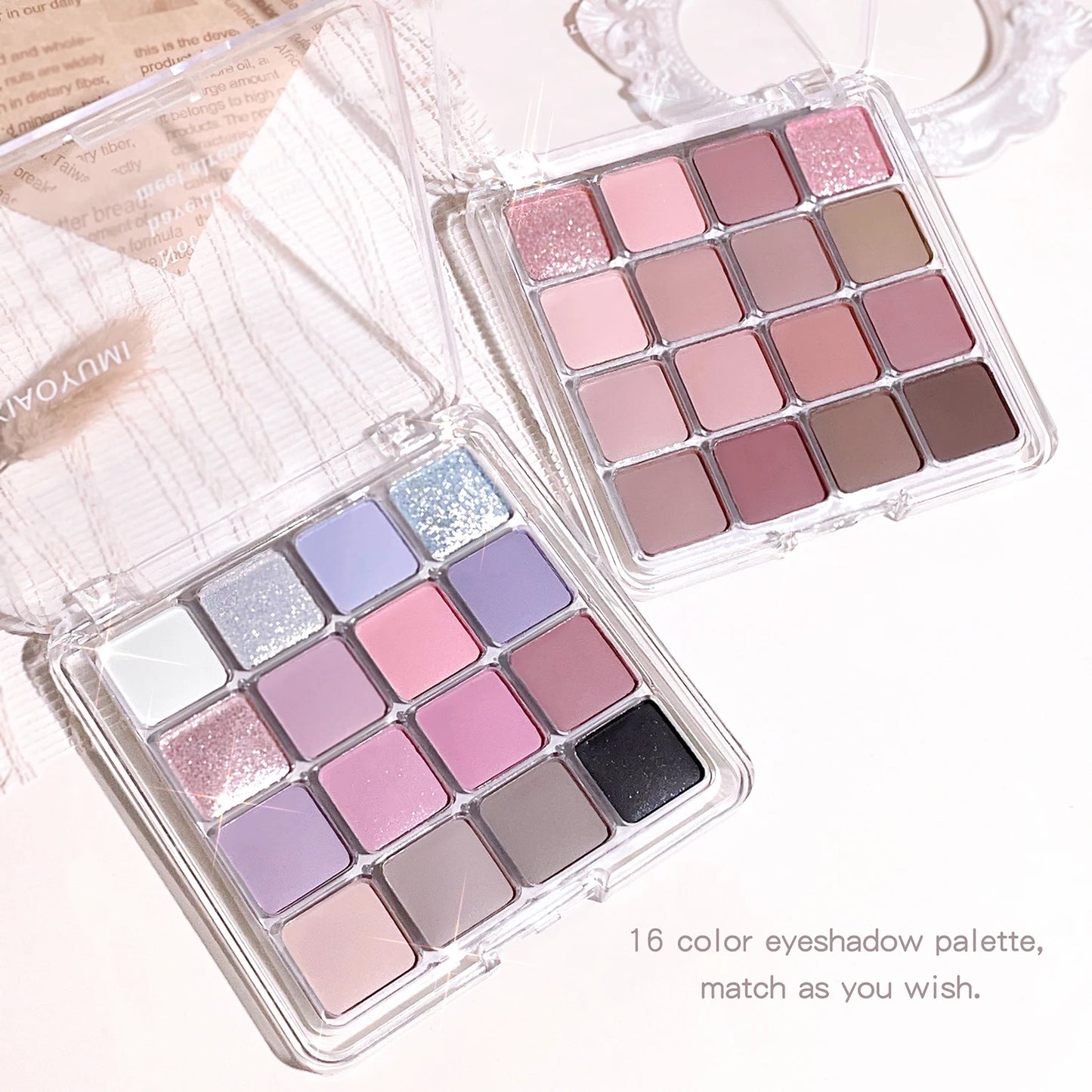 Sixteen-Color Sunset Magic Eyeshadow Palette