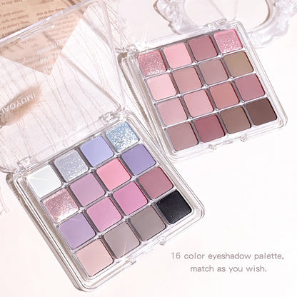 Sixteen-Color Sunset Magic Eyeshadow Palette