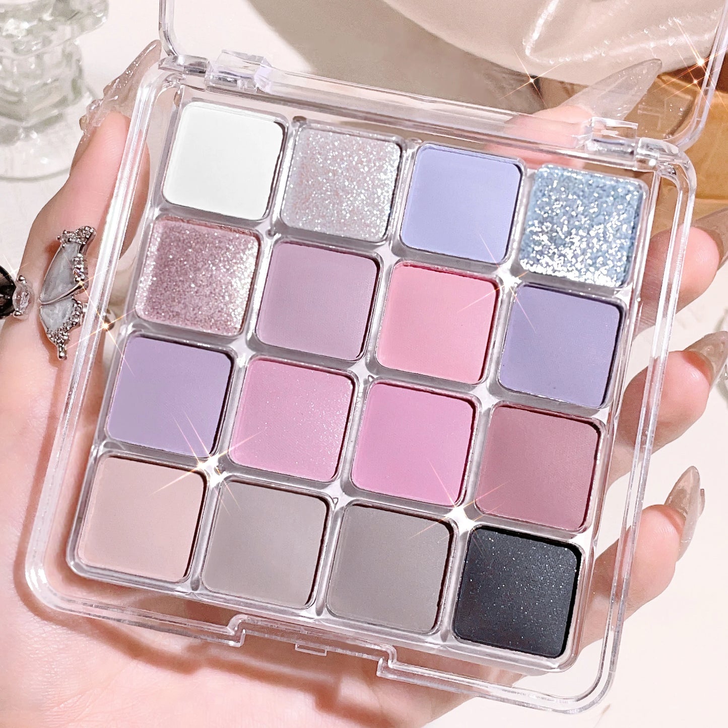 Sixteen-Color Sunset Magic Eyeshadow Palette
