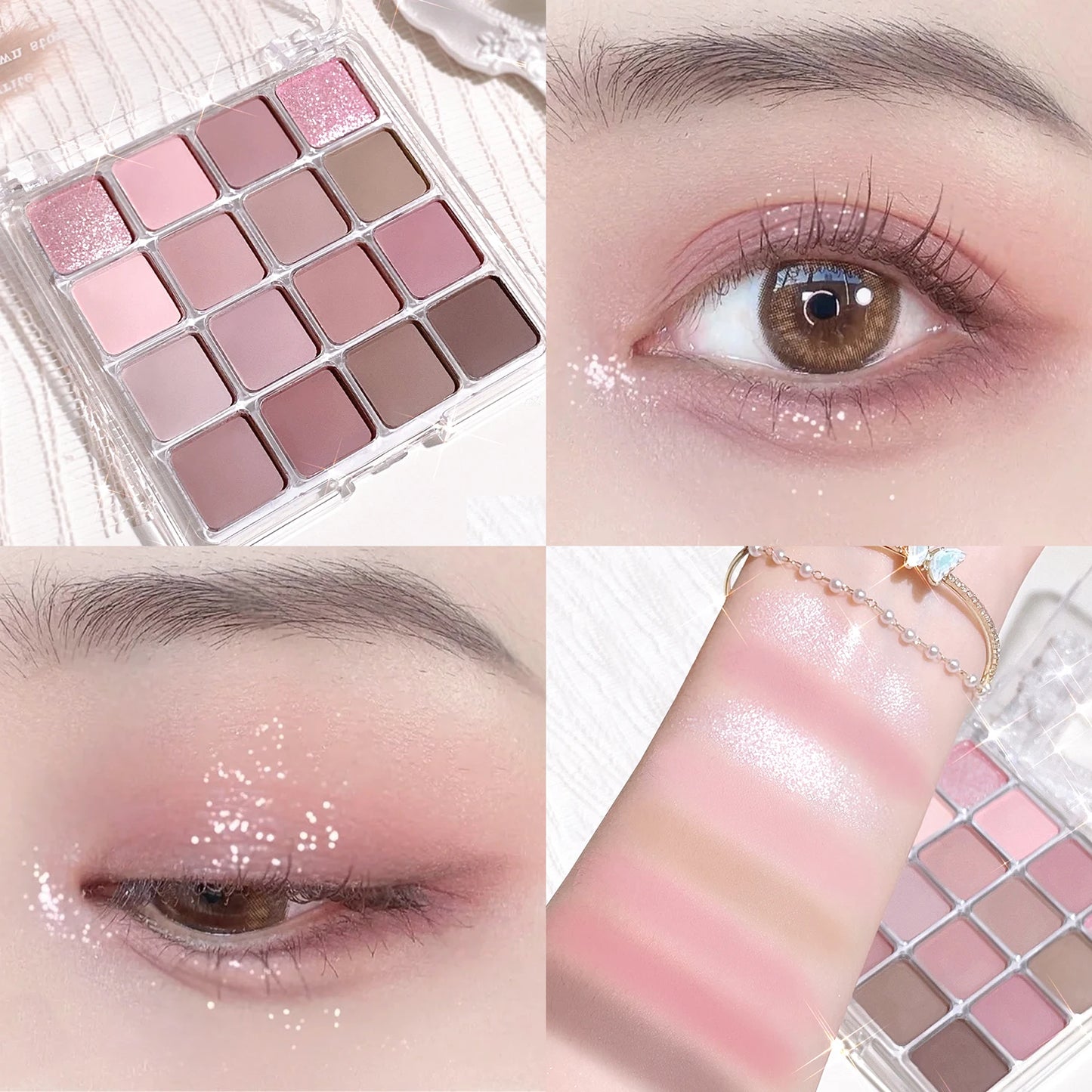 Sixteen-Color Sunset Magic Eyeshadow Palette