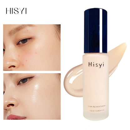 Natural Liquid Foundation Smooth Concealer Long Lasting Lightweight Face Makeup