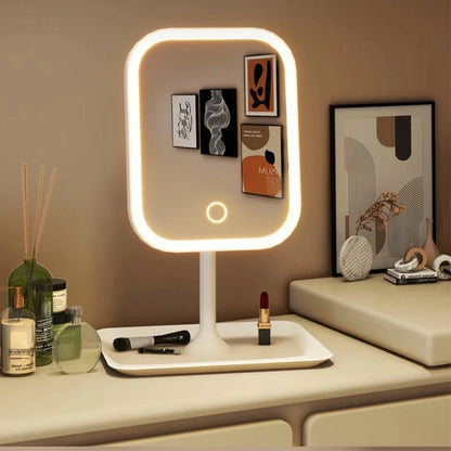 LED Makeup Mirror Touch Control Desktop Vanity Light