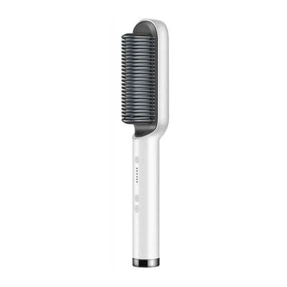 Ceramic Hair Straightener Brush Fast Heating Tool