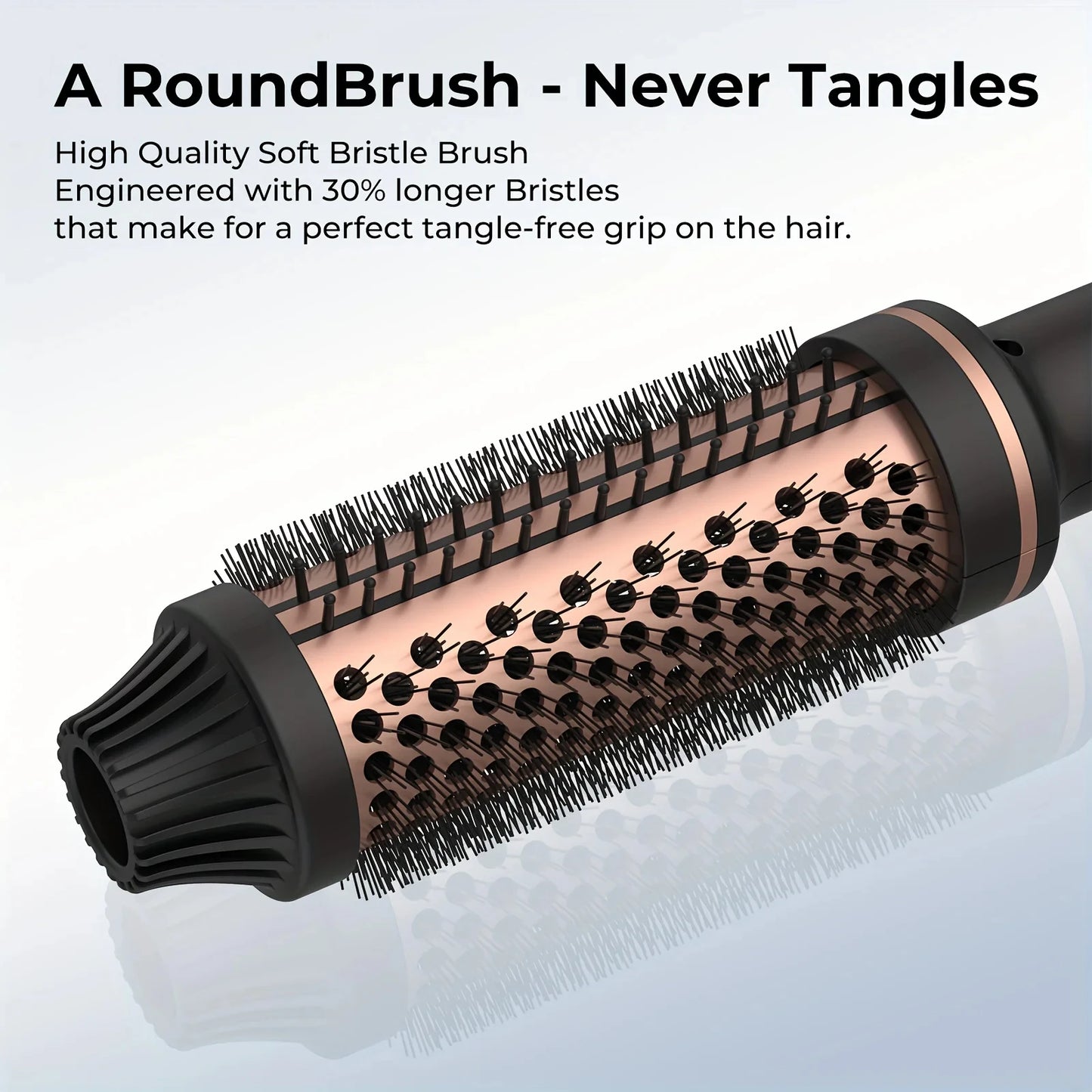 Heated Hair Brush Curler Straightener Comb