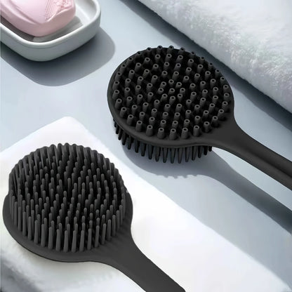 Four Piece Soft Silicone Bath Brush Shower Set