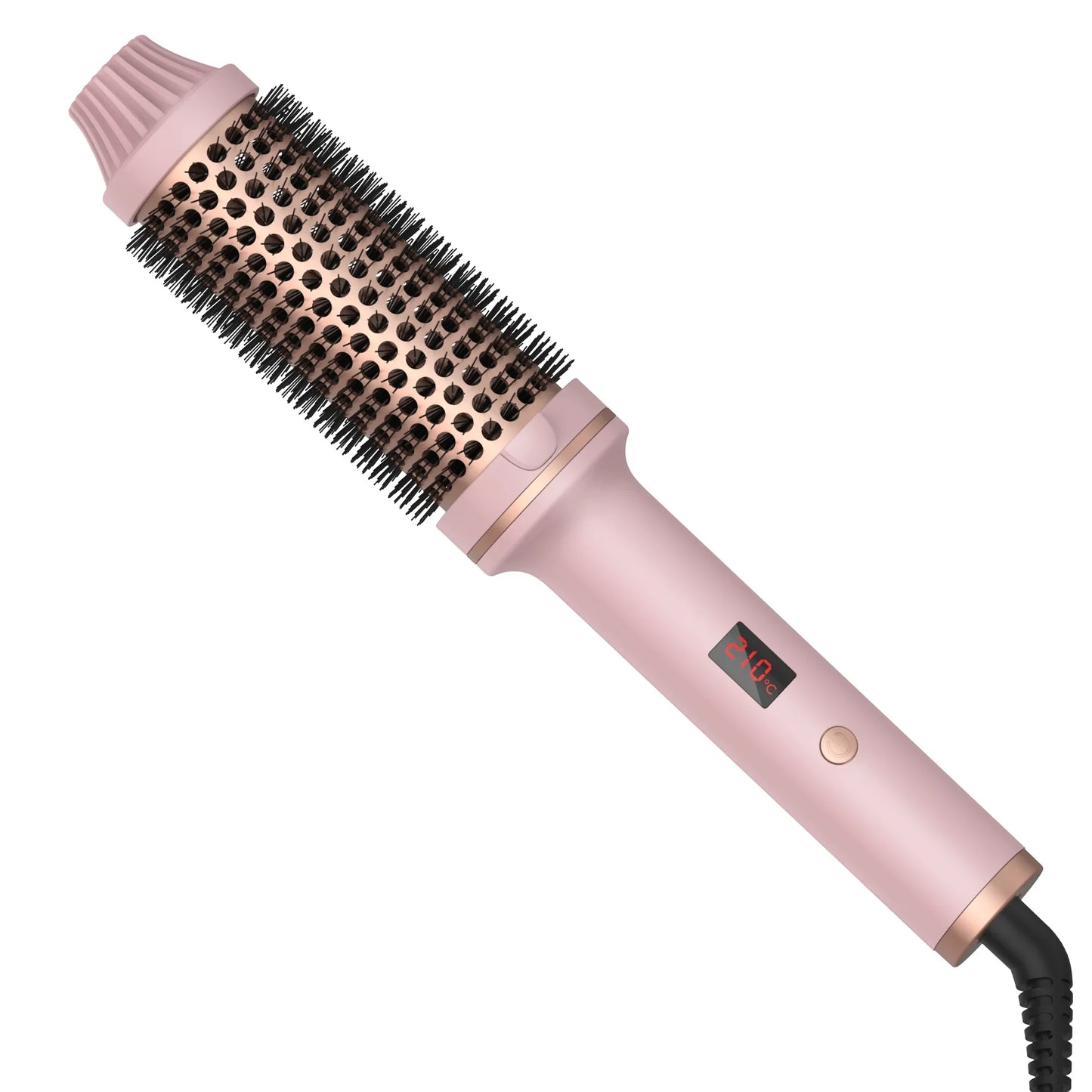 Heated Hair Brush Curler Straightener Comb