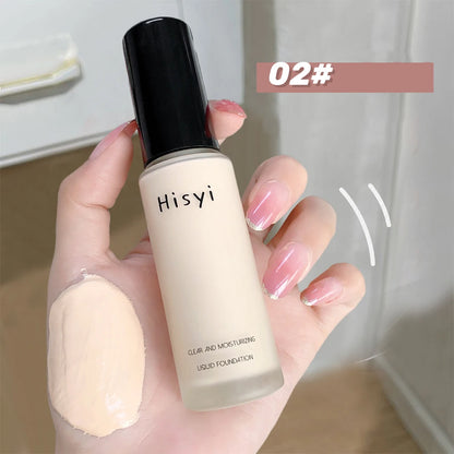 Natural Liquid Foundation Smooth Concealer Long Lasting Lightweight Face Makeup