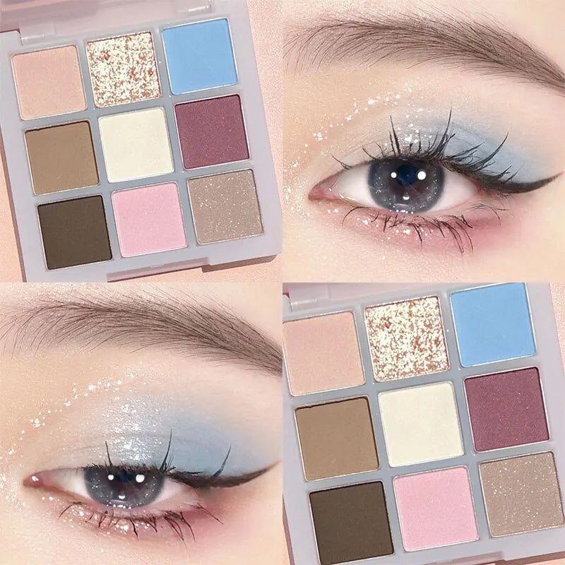 Rosy Nine Color Eyeshadow Palette