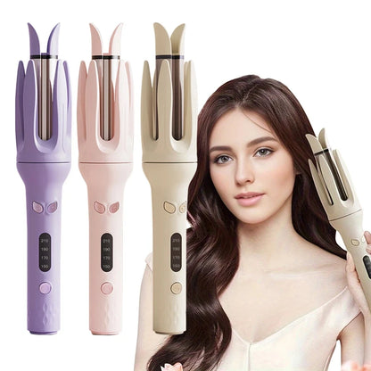 Automatic Ceramic Rotating Hair Curler Anti-Tangle Wave Styler