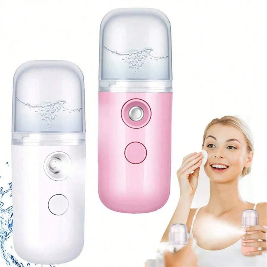 Mini Facial Steamer USB Moisturizing Skincare Mist Tool