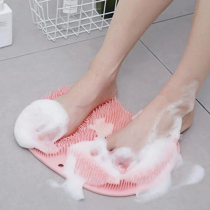 Silicone Shower Foot Massage Anti Slip Bath Scrubber